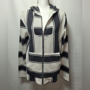 F21 Men Mexican Baja Terry Cloth Zip-Up Jacket